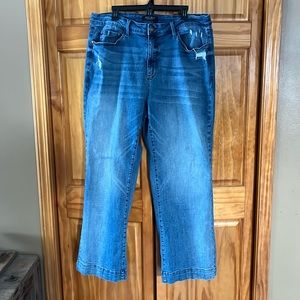 Judy Blue wide leg jeans 22w. 0217202403
